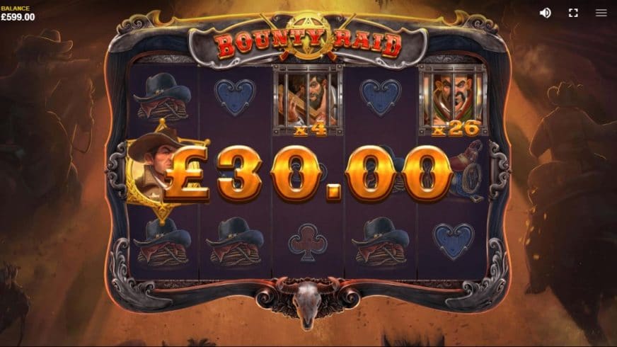 Bounty Raid slot screen 4