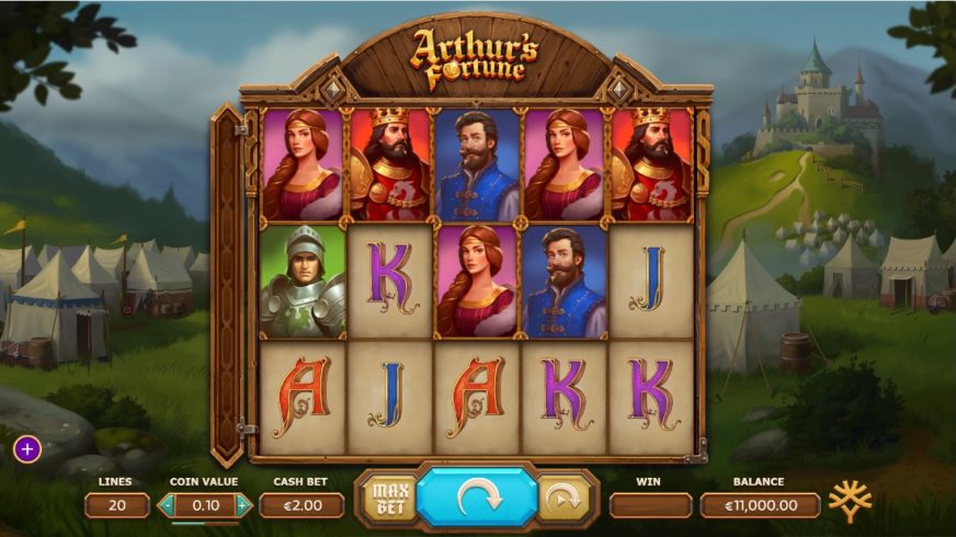 Arthur’s Fortune slot screen 1