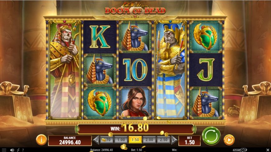 Cat Wilde and the Doom of Dead slot screen 2