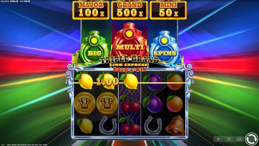 Triple Grand Link Express slot screen 3