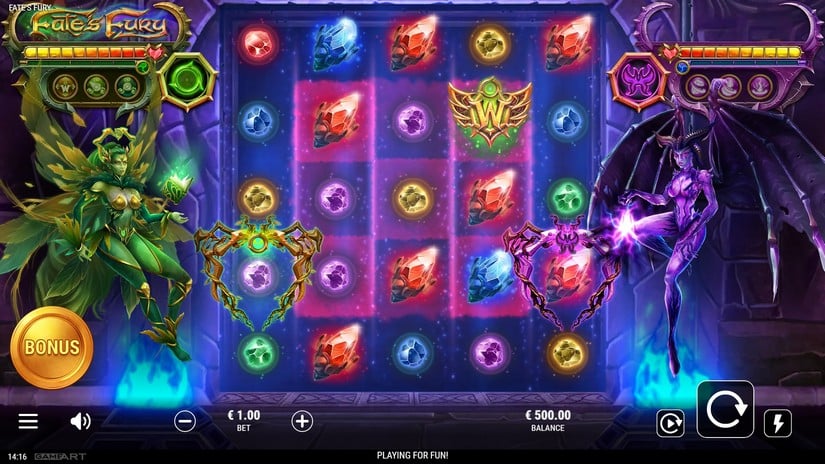 Fate’s Fury slot screen 1