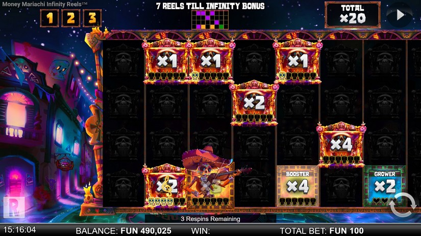 Money Mariachi Infinity Reels slot screen 5