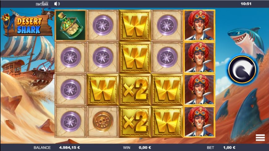 Desert Shark slot screen 4