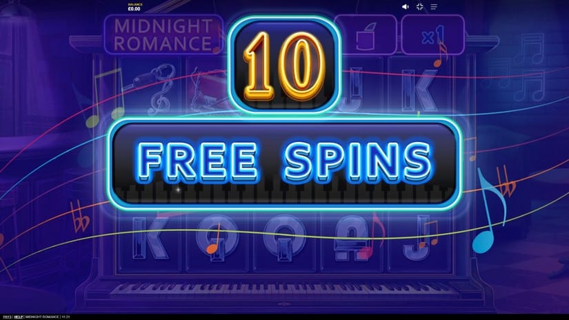 Midnight Romance slot screen 3