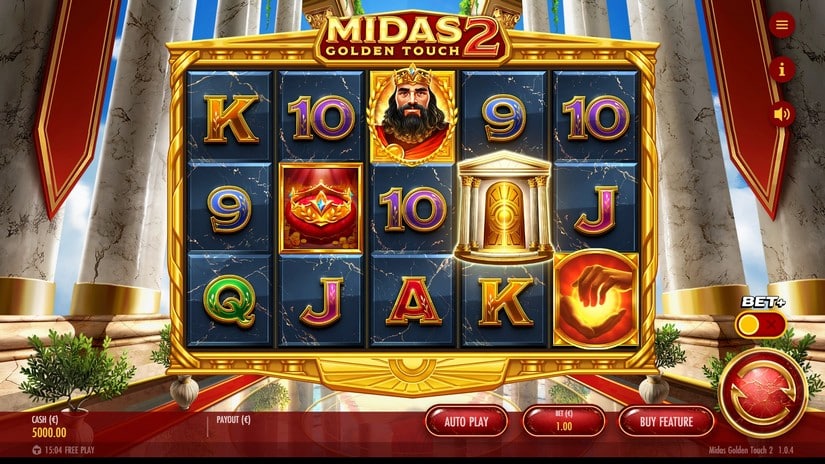 Midas Golden Touch 2 slot screen 1