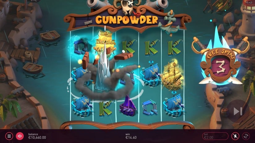 Gunpowder slot screen 1