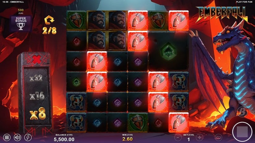 Emberfall slot screen 5