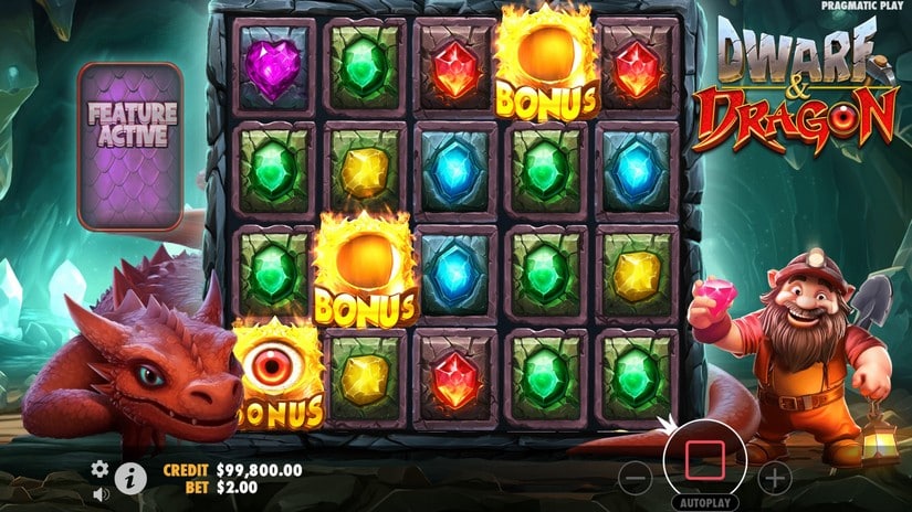 Dwarf & Dragon slot screen 2
