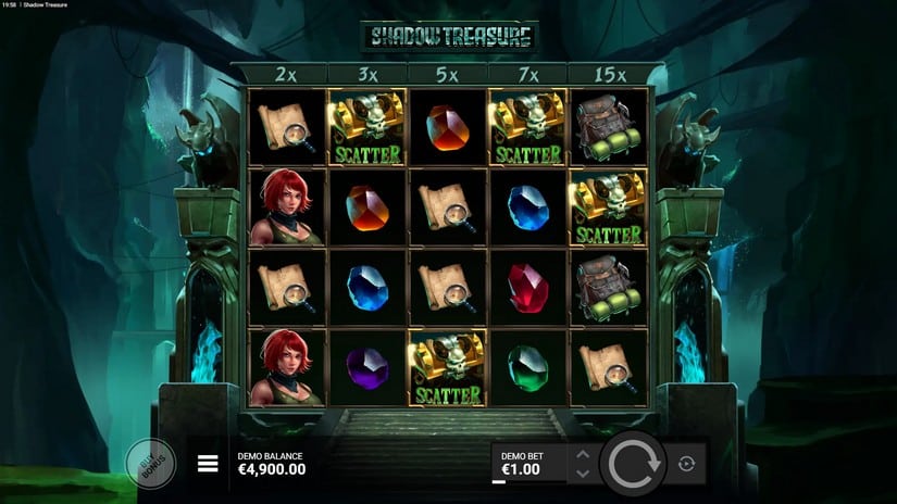 Shadow Treasure slot screen 2
