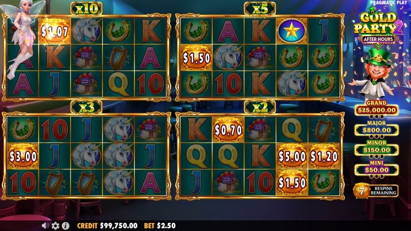 Gold Party 2 After Hours slot screen 4