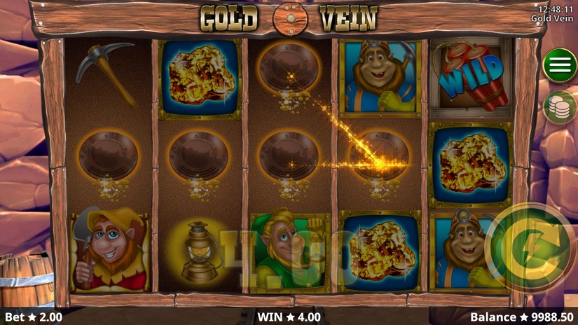 Gold Vein slot screen 3