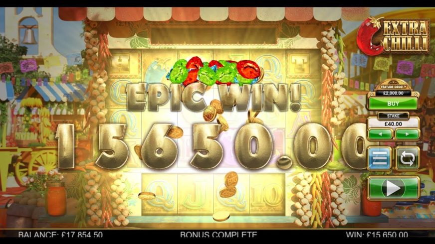 Extra Chilli slot screen 3
