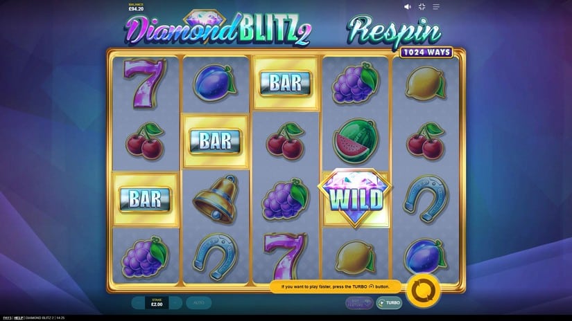 Diamond Blitz 2 slot screen 3