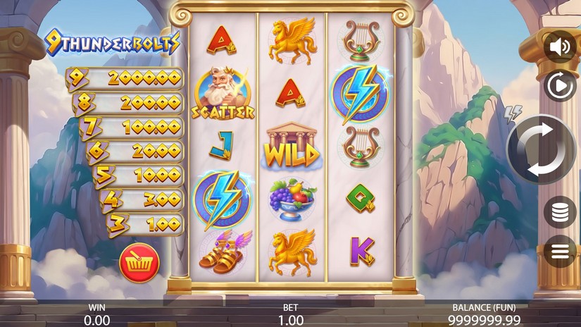 9 Thunderbolts slot screen 1