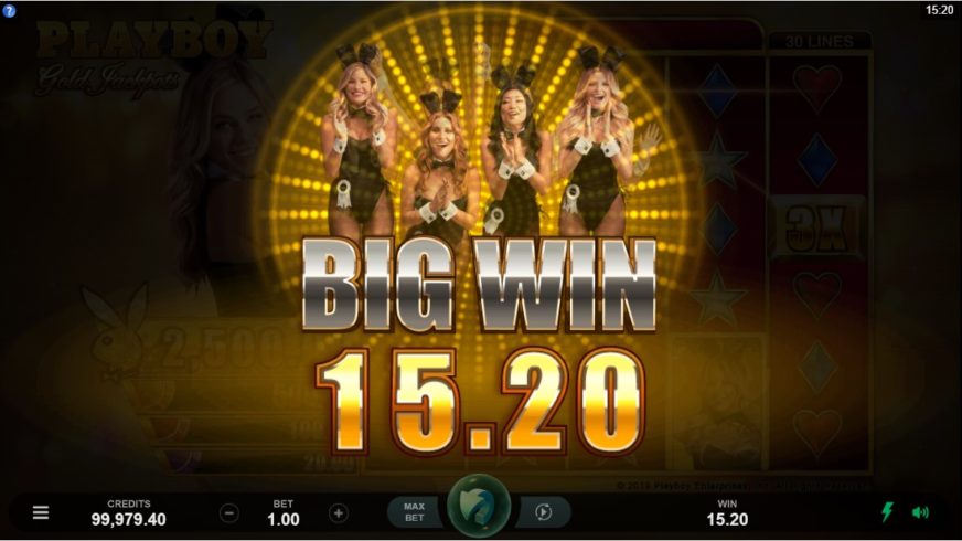 Playboy Gold Jackpots slot screen 3