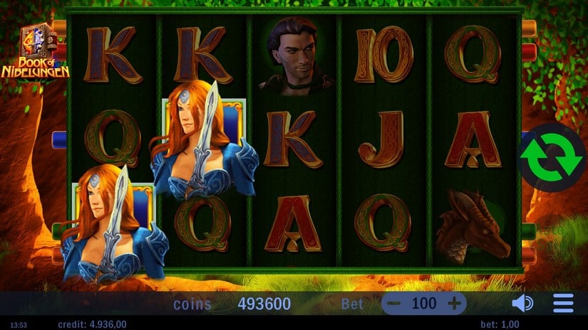 Book of Nibelungen slot screen 4