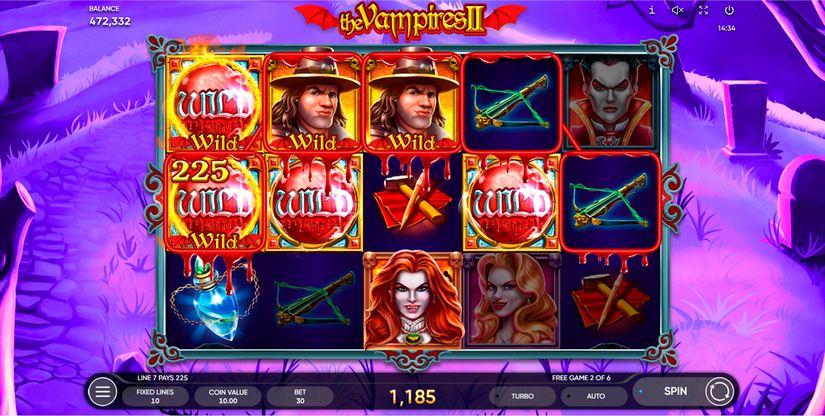 The Vampires 2 slot screen 6