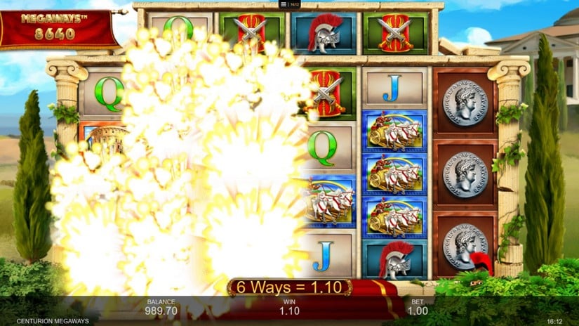 Centurion Megaways slot screen 3