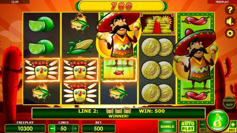 Chilli Willie slot screen 3