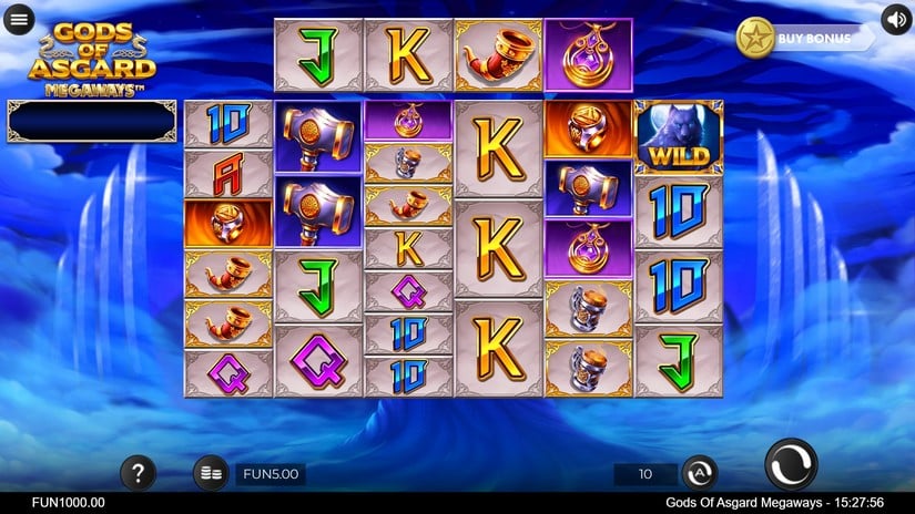 Gods of Asgard Megaways slot screen 1