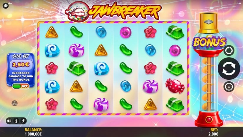 Jawbreaker slot screen 1