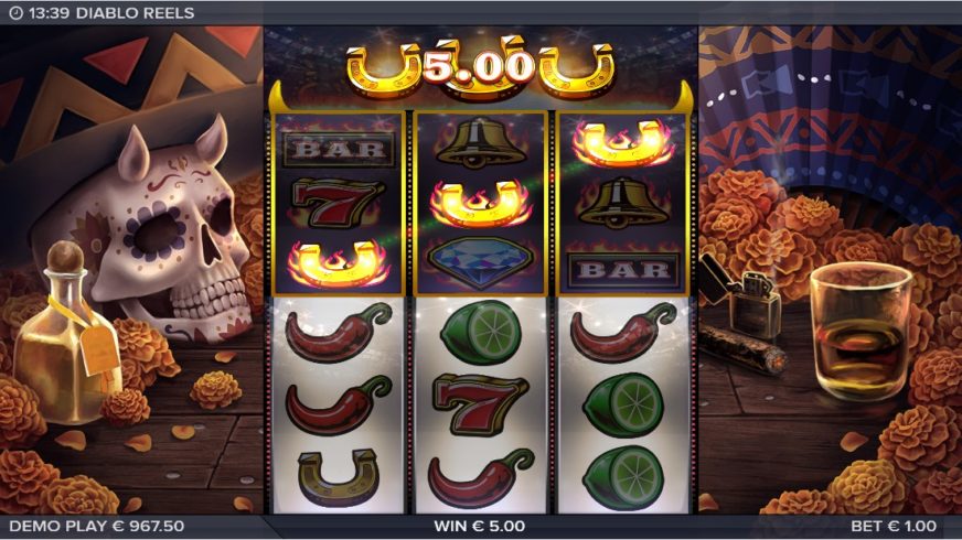 Diablo Reels slot screen 3