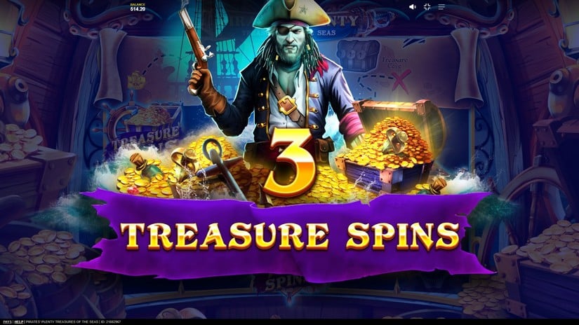 Pirates’ Plenty Treasures of the Seas slot screen 6