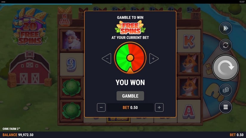 Oink Farm 2 slot screen 2