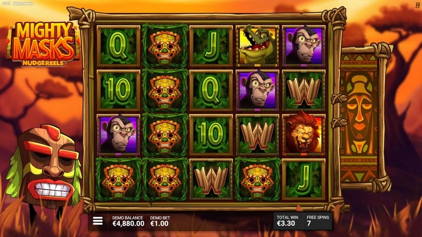 Mighty Masks slot screen 5