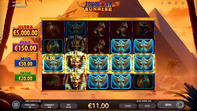 Joker Ra: Sunrise slot screen 3