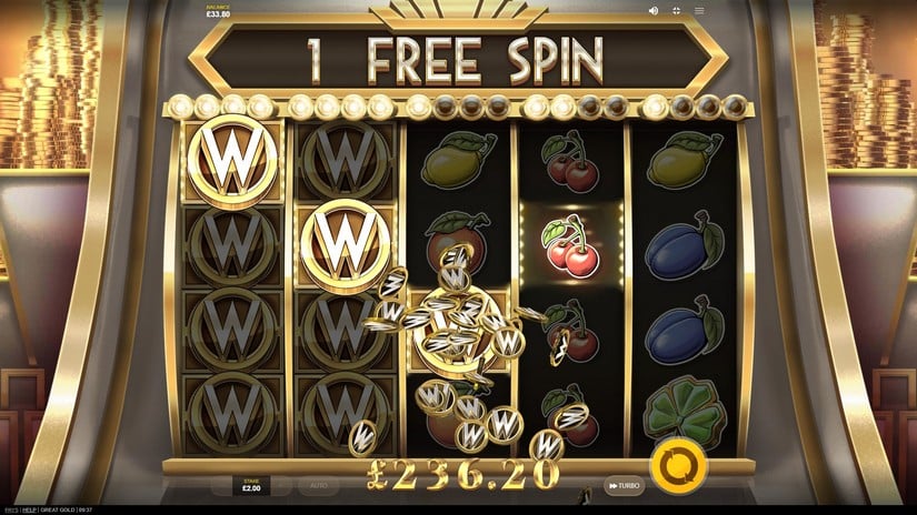 Great Gold slot screen 10