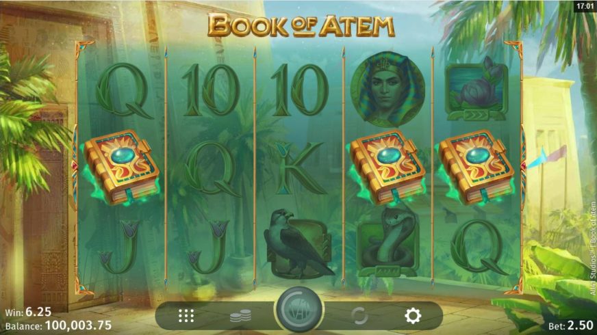 Book of Atem slot screen 2