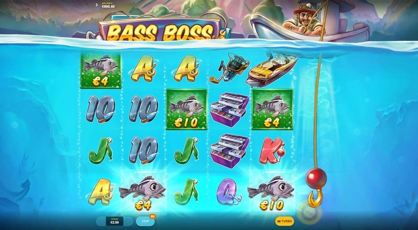 Bass Boss slot screen 3