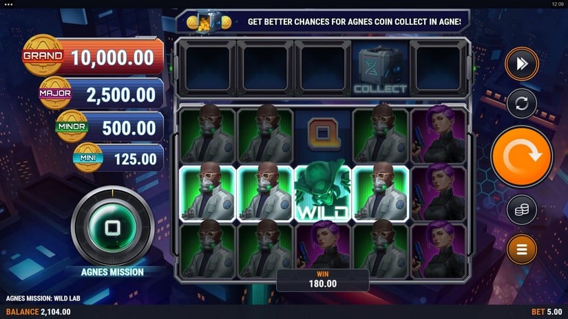 Agnes Mission: Wild Lab slot screen 7