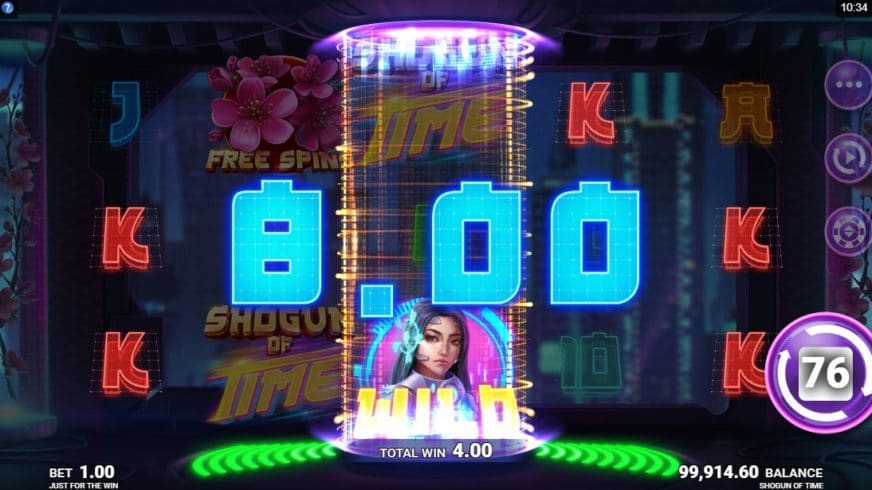 Shogun of Time slot screen 5