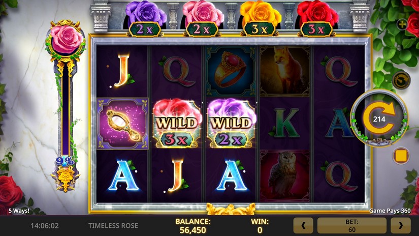 Timeless Rose slot screen 5