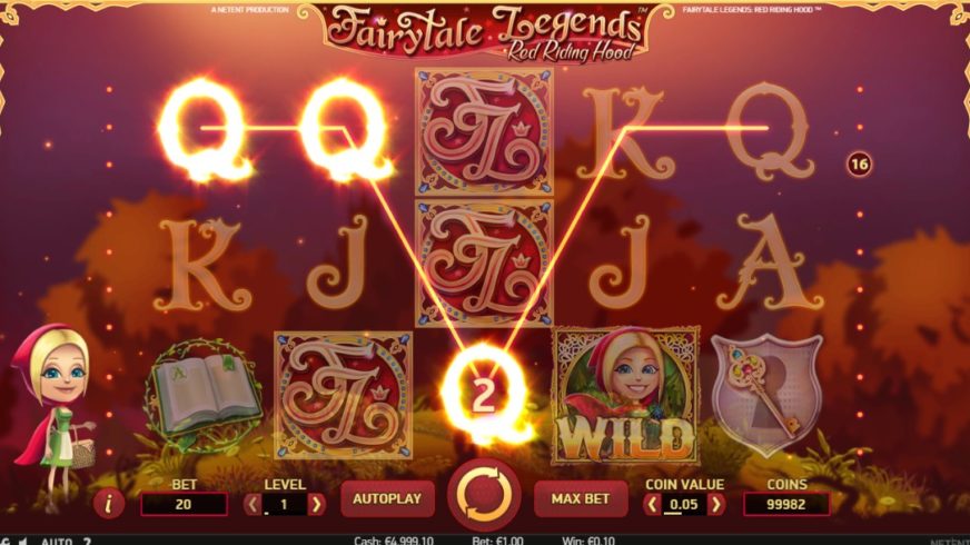 Fairytale Legends: Red Riding Hood slot screen 2