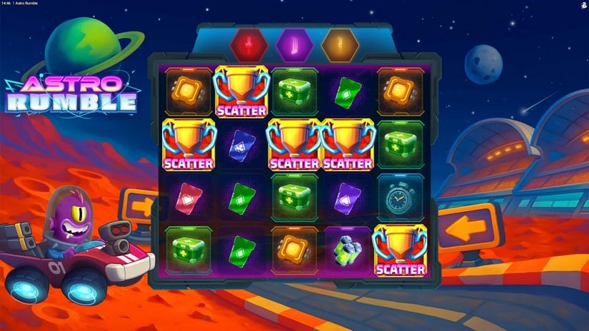Astro Rumble slot screen 5