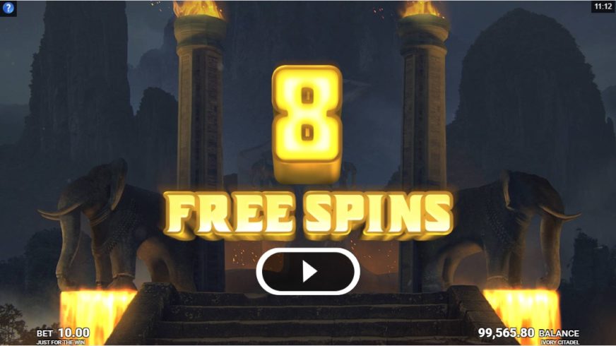 Ivory Citadel slot screen 4