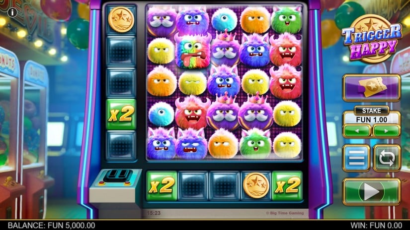 Trigger Happy slot screen 1