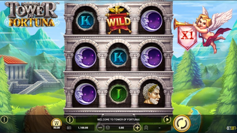 Tower of Fortuna slot screen 1