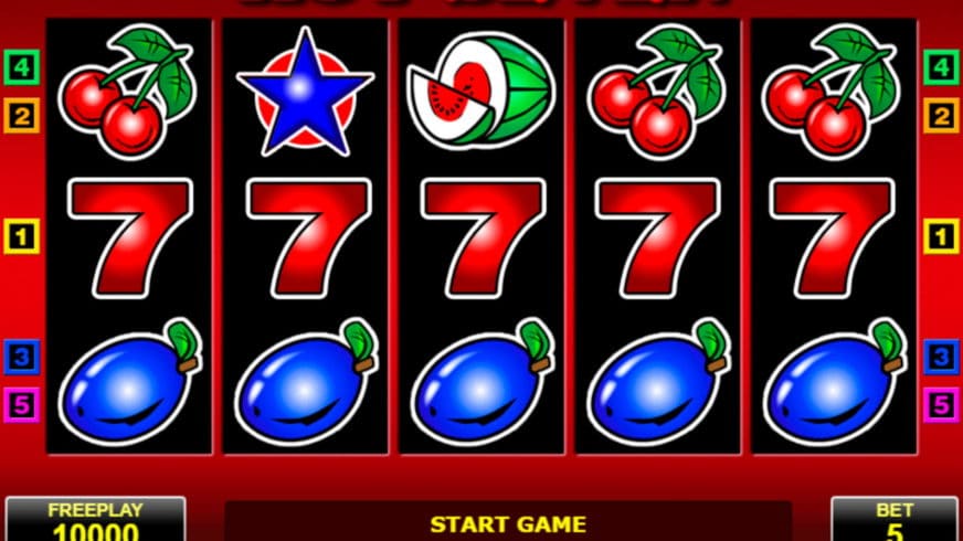 Hot Seven slot screen 1