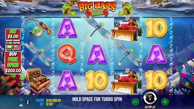 Big Bass Christmas Bash slot screen 1