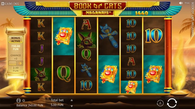 Book of Cats MEGAWAYS slot screen 4