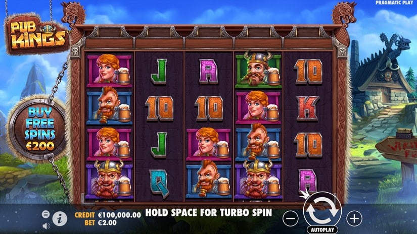 Pub Kings slot screen 1