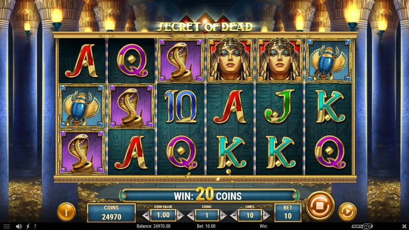 Secret of Dead slot screen 2