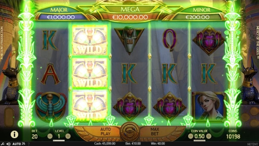 Mercy of the Gods slot screen 2