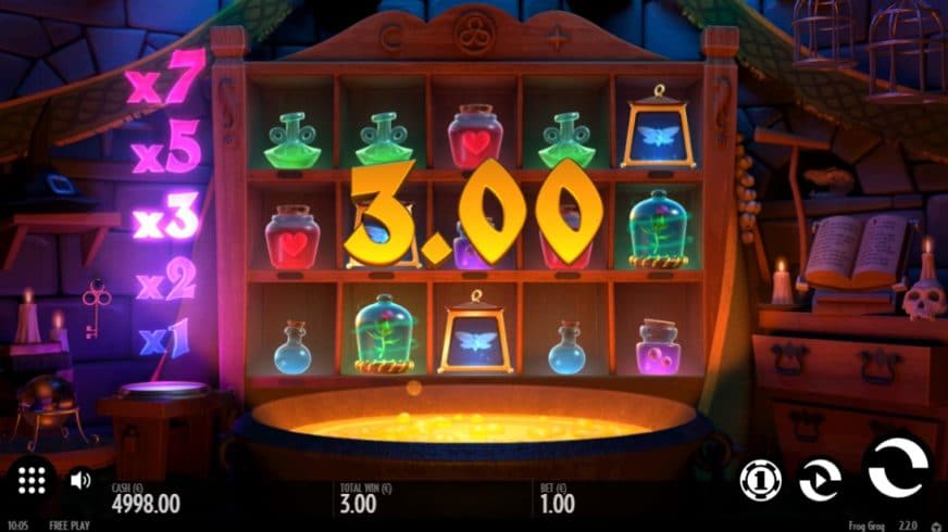 Frog Grog slot screen 3
