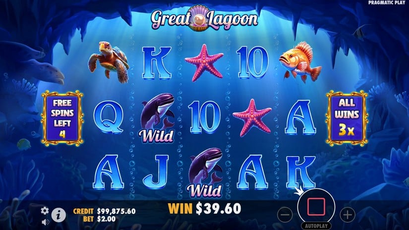 Great Lagoon slot screen 8