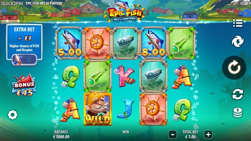 Epic Fish Net of Fortune slot screen 1